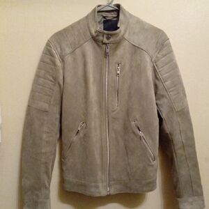 Men's Tan Suede Jacket